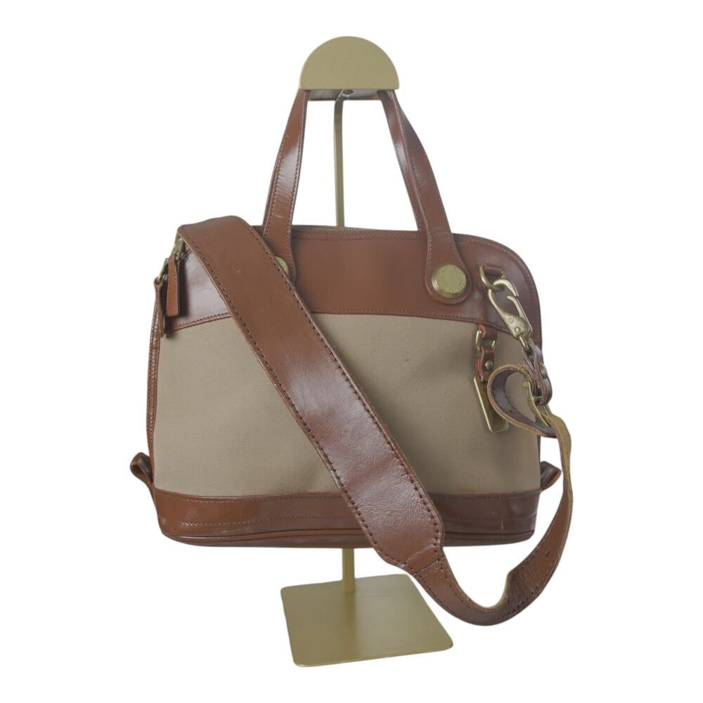Vintage Dooney & Bourke USA Canvas Leather Dome Satchel Refurbished - Picture 5 of 16